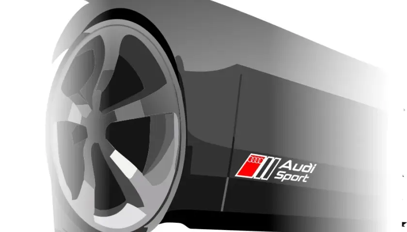 Naklejki Audi na szybę: Stylowe ozdoby dla Twojego samochodu
