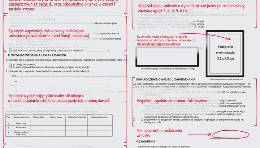 Jak uniknąć błędów i wypełnić wniosek o wydanie prawa jazdy krok po kroku