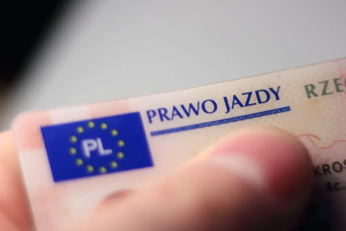 Zabrane prawo jazdy na 3 lata co dalej? Widok na polskie prawo jazdy, które trzyma dłoń.