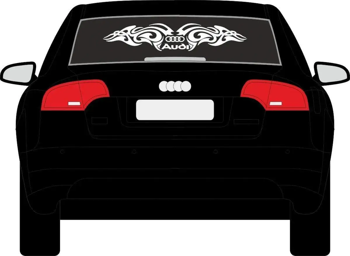 Zdjęcie Naklejki Audi na szybę: Stylowe ozdoby dla Twojego samochodu