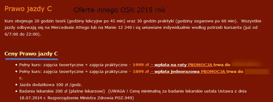 Zdjęcie Ile naprawdę kosztuje egzamin na prawo jazdy kat C? Sprawdź wszystkie koszty
