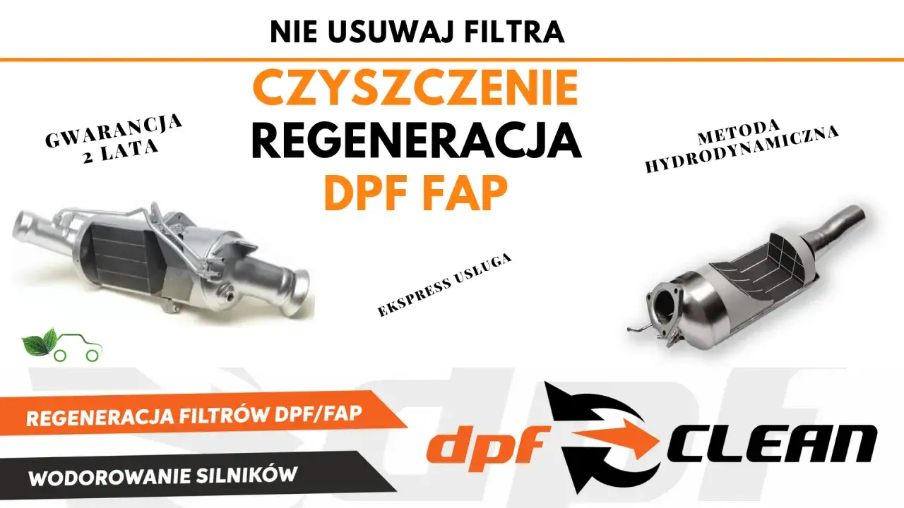 Profesjonalne czyszczenie i regeneracja filtrów DPF/FAP. Metoda hydrodynamiczna. Nie usuwaj filtra, zadbaj o jego wypalanie dpf. Gwarancja 2 lata.