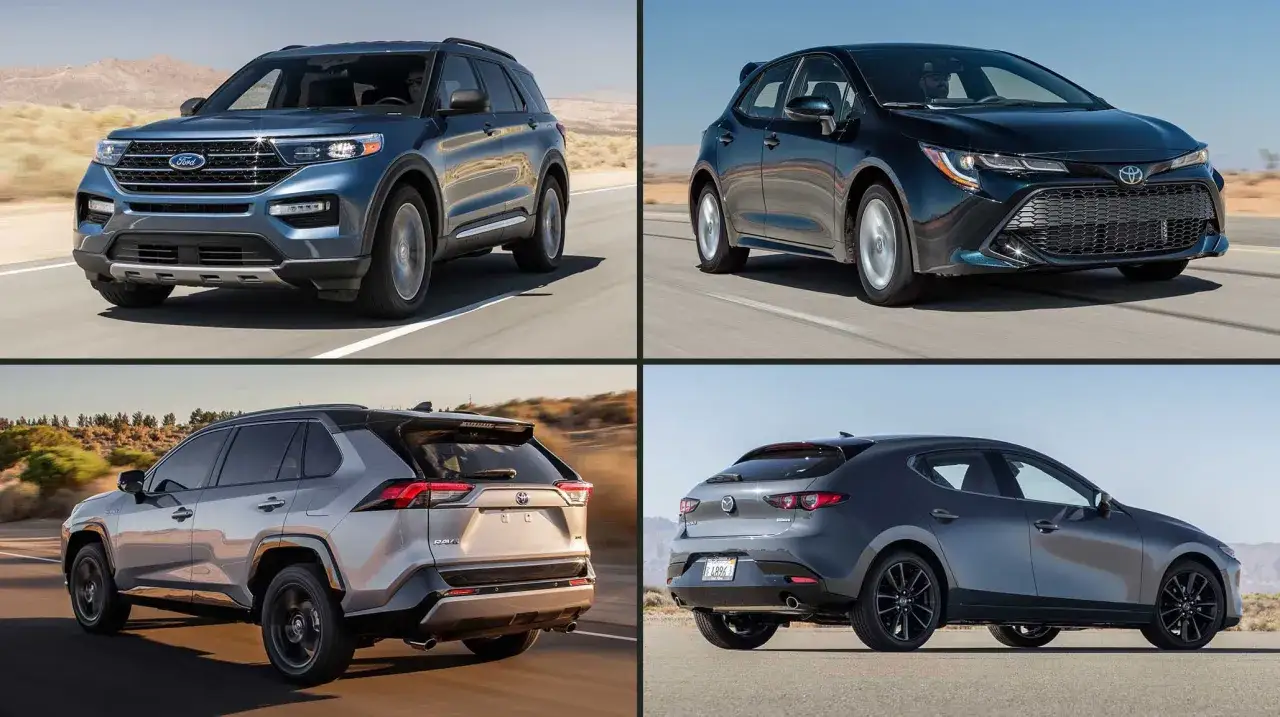 Ford Explorer, Toyota Corolla, Toyota RAV4 i Mazda 3. Różne typy aut, ale co to crossover? To połączenie cech SUV-a i auta osobowego.